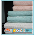 100 % Cotton Solid Color leno Cellular Double Bed Blanket